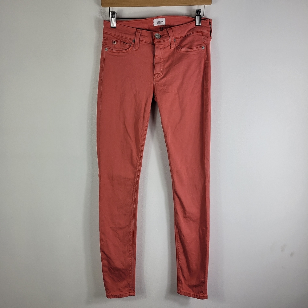 Hudson Nico Super Skinny Mid Rise Jeans Capo